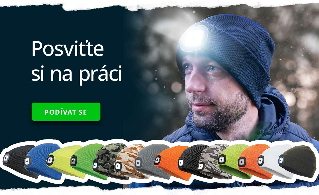 Čepice se světlem Deel Led