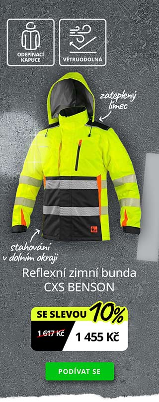 Reflexní zimní bunda CXS BENSON