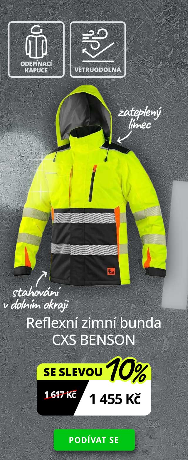 Reflexní zimní bunda CXS BENSON