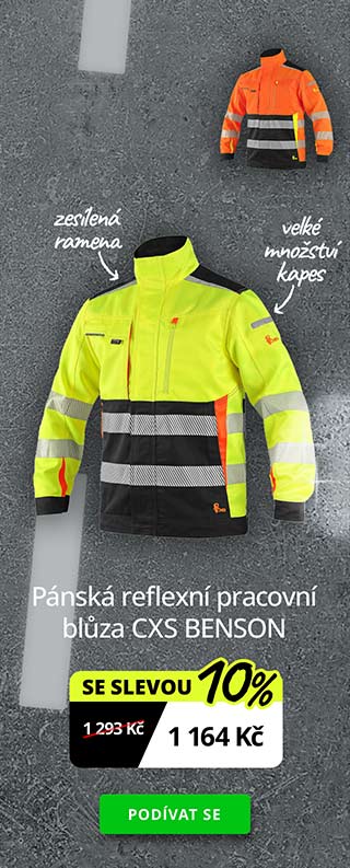 Pánská reflexní pracovní blůza CXS BENSON