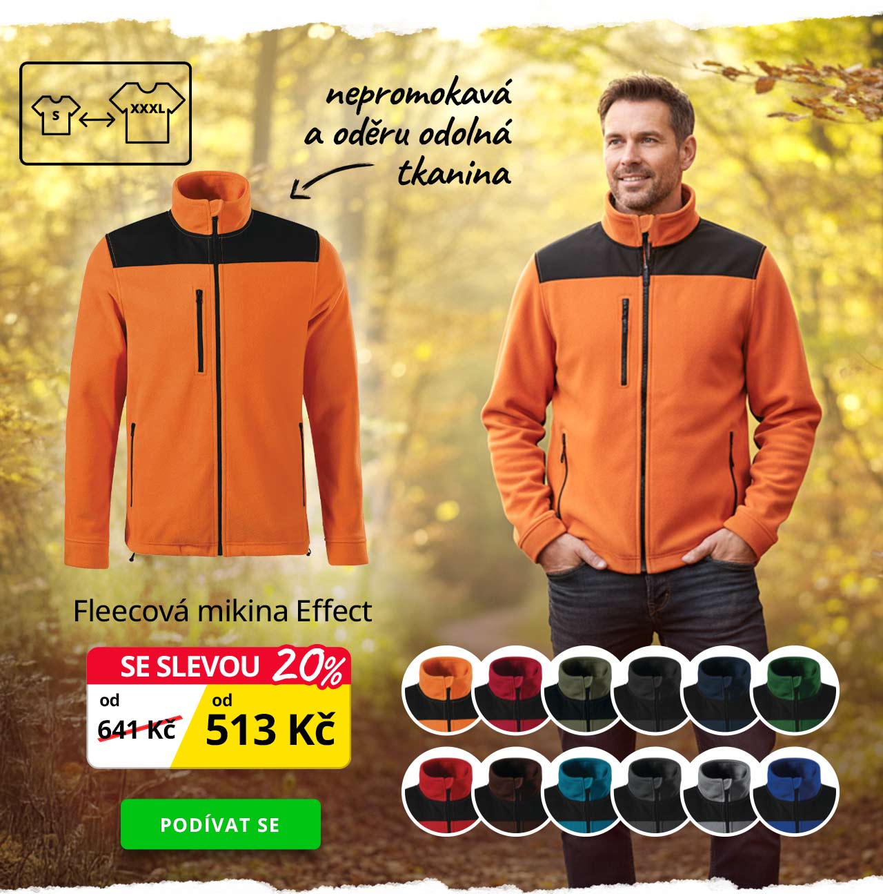 Fleecová mikina Effect 