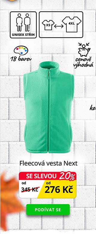 Fleecová vesta Next