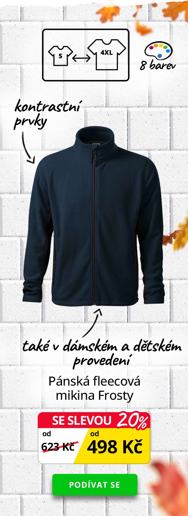  Pánská fleecová mikina Frosty