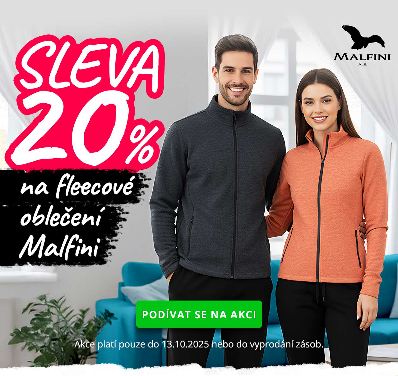  Akce - fleecové oblečení