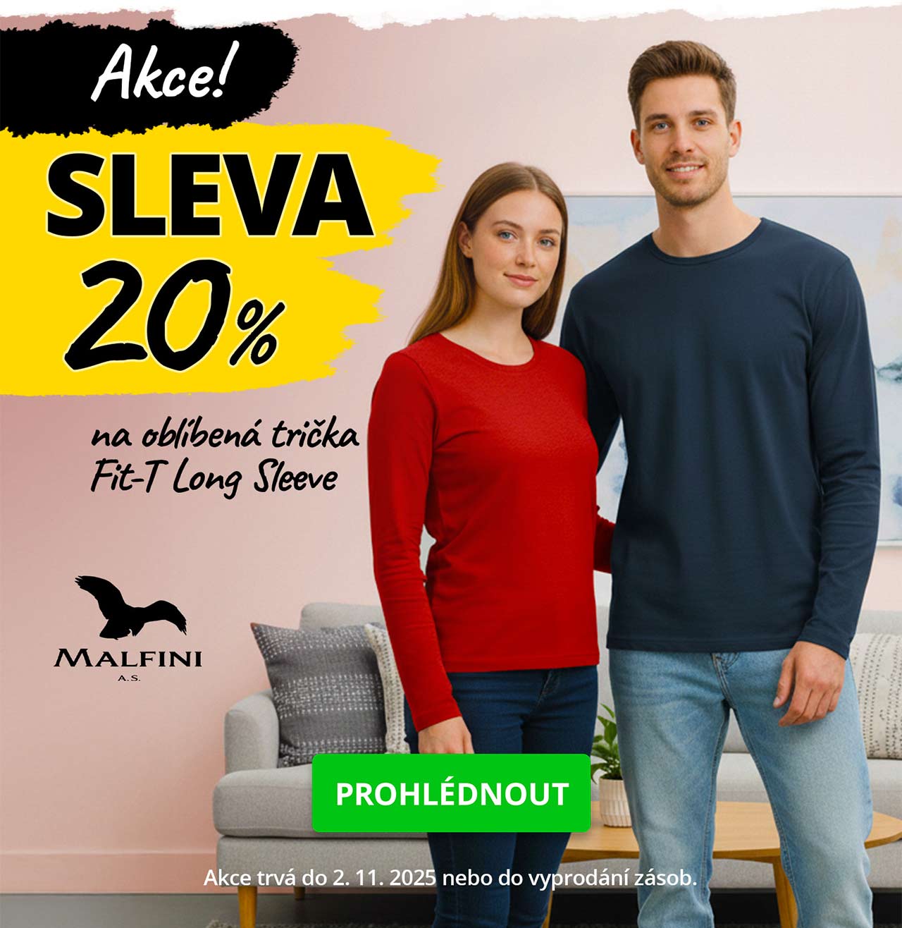 Akce: Trička s dlouhým rukávem