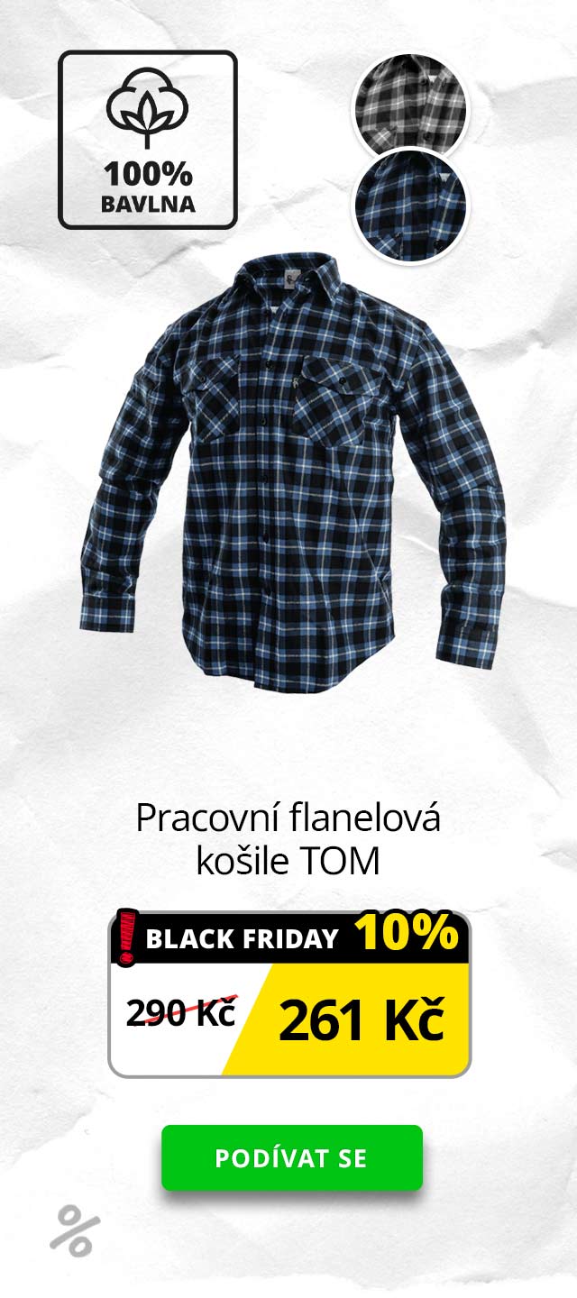 Pracovní flanelová košile TOM