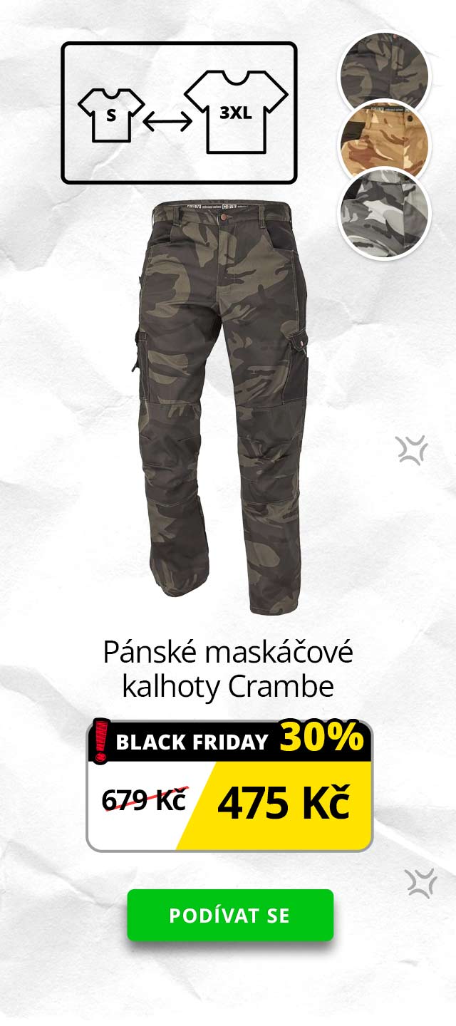 Pánské maskáčové kalhoty Crambe