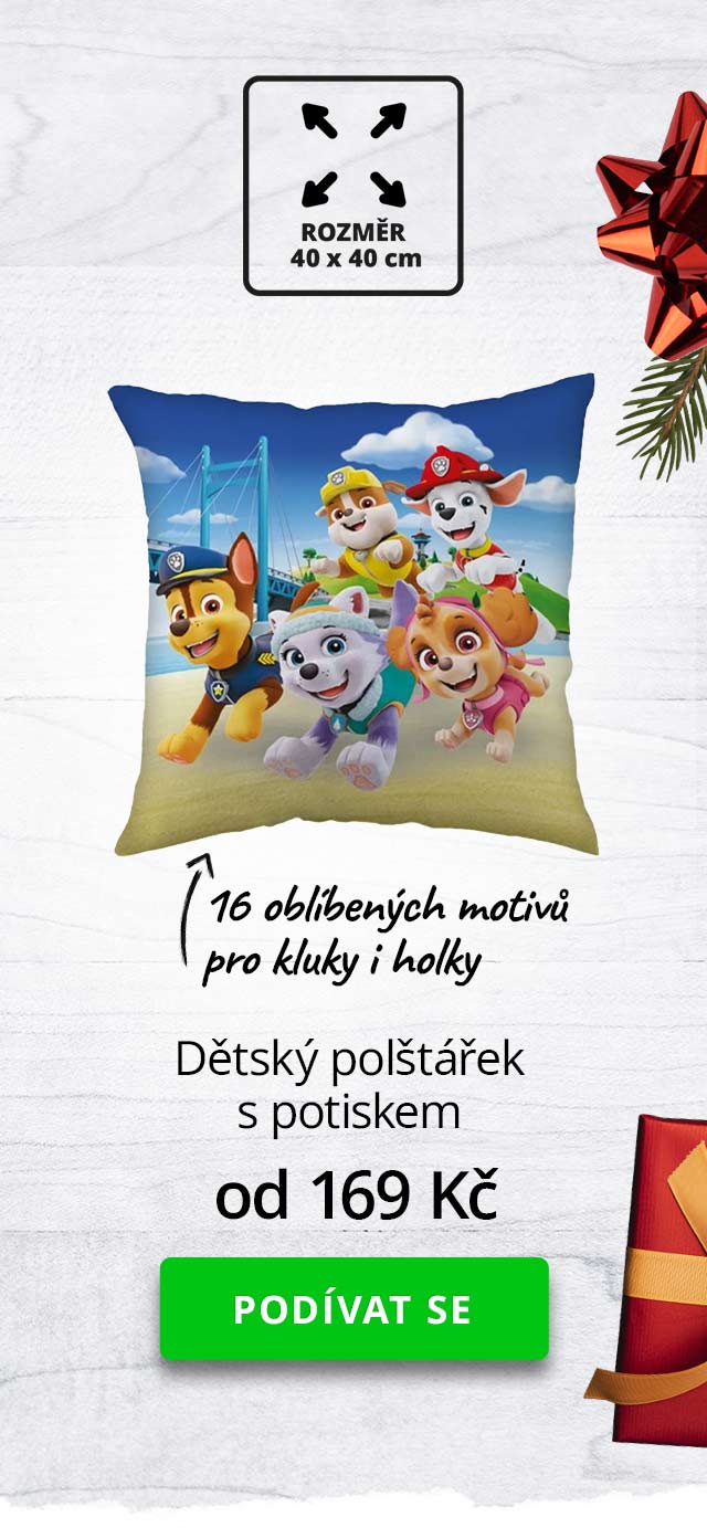 Dětský polštářek s potiskem