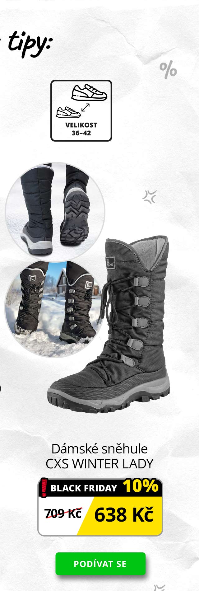 Dámské sněhule CXS WINTER LADY