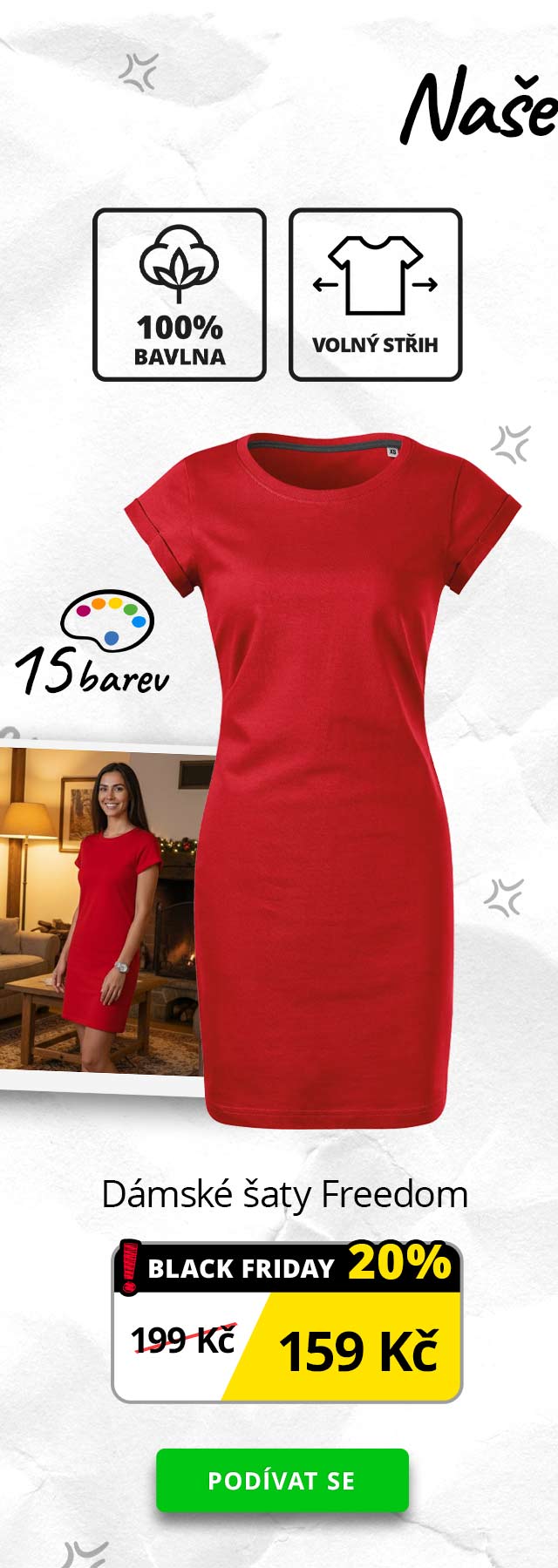 Dámské šaty Freedom