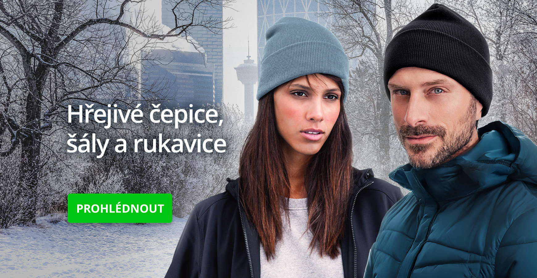 Zimní kšiltovky a čepice