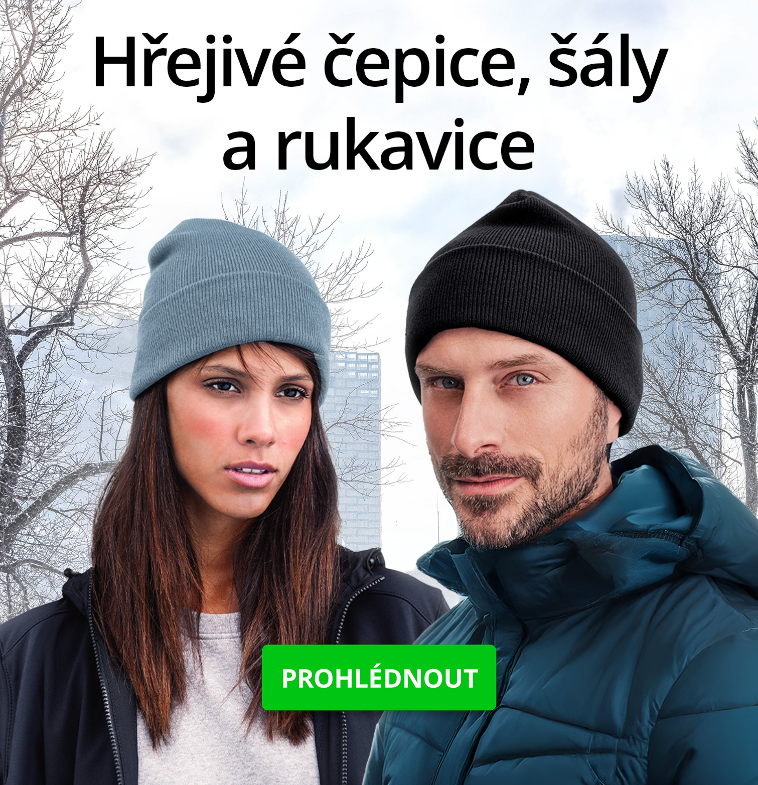 Zimní kšiltovky a čepice