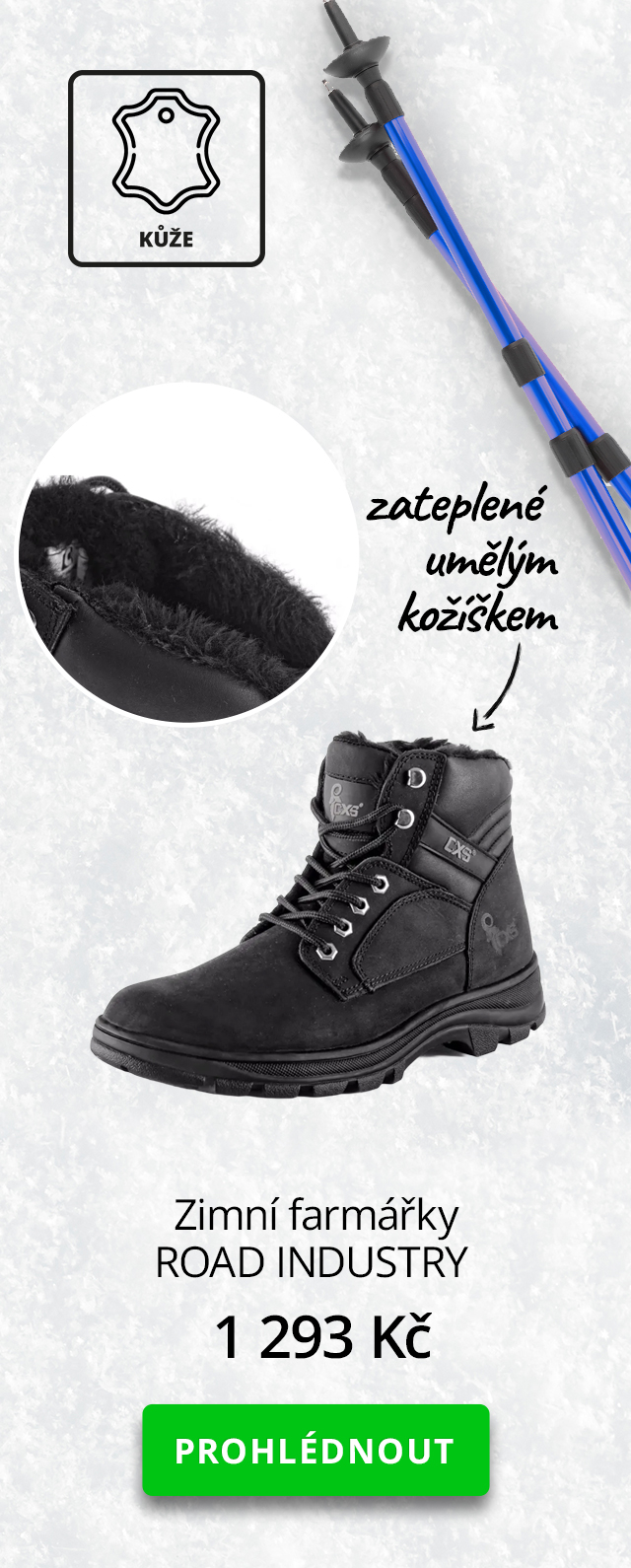 Zimní farmářky ROAD INDUSTRY 