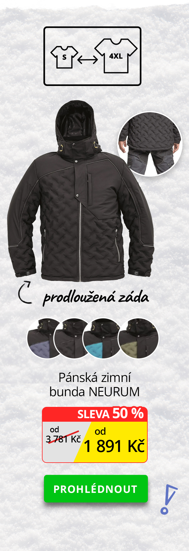  Pánská zimní bunda NEURUM