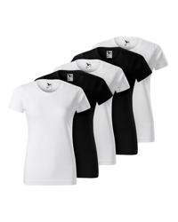 Set 5 ks: Dámské tričko BASIC