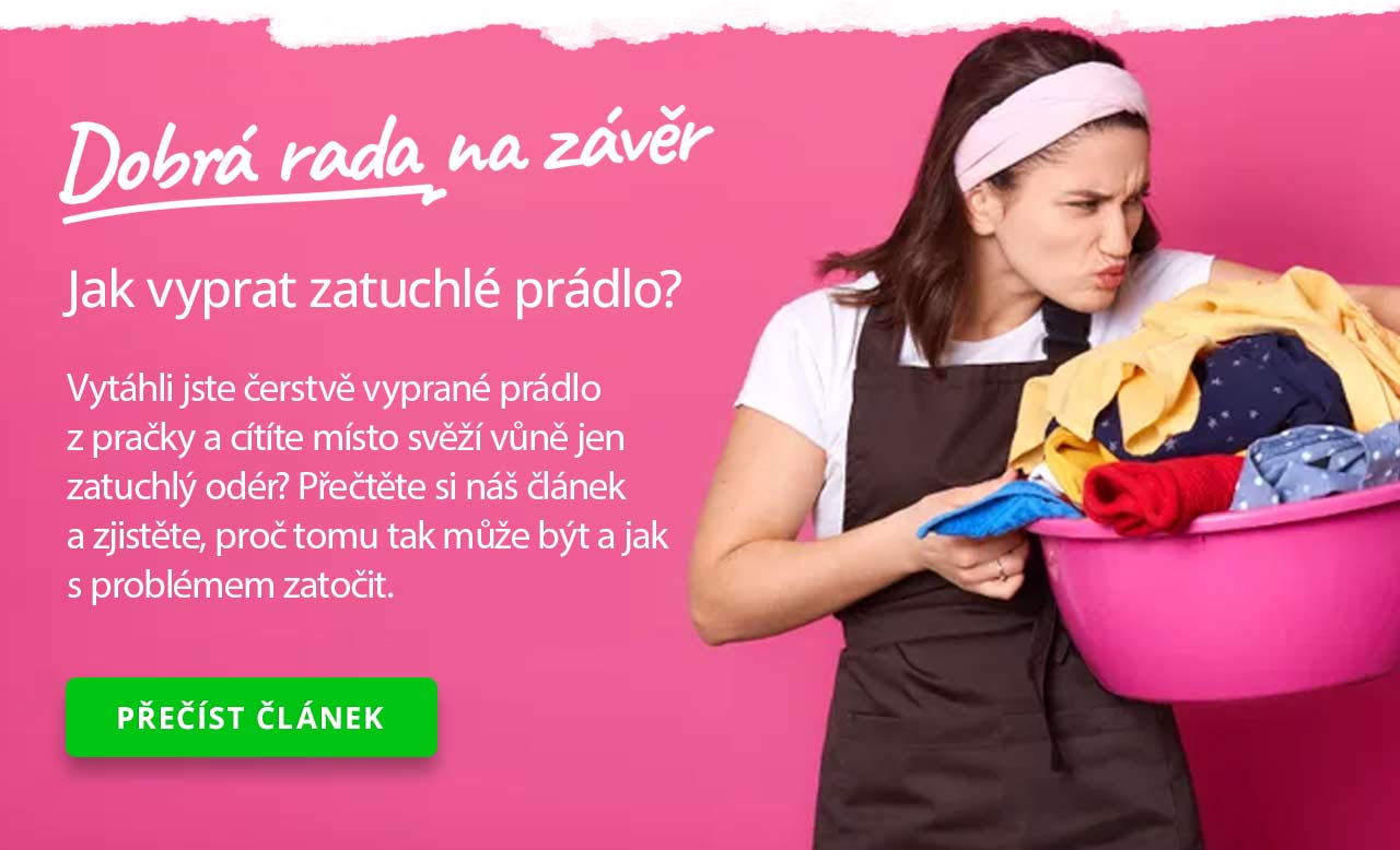 Jak vyprat zatuchlé prádlo