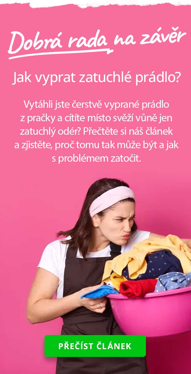 Jak vyprat zatuchlé prádlo
