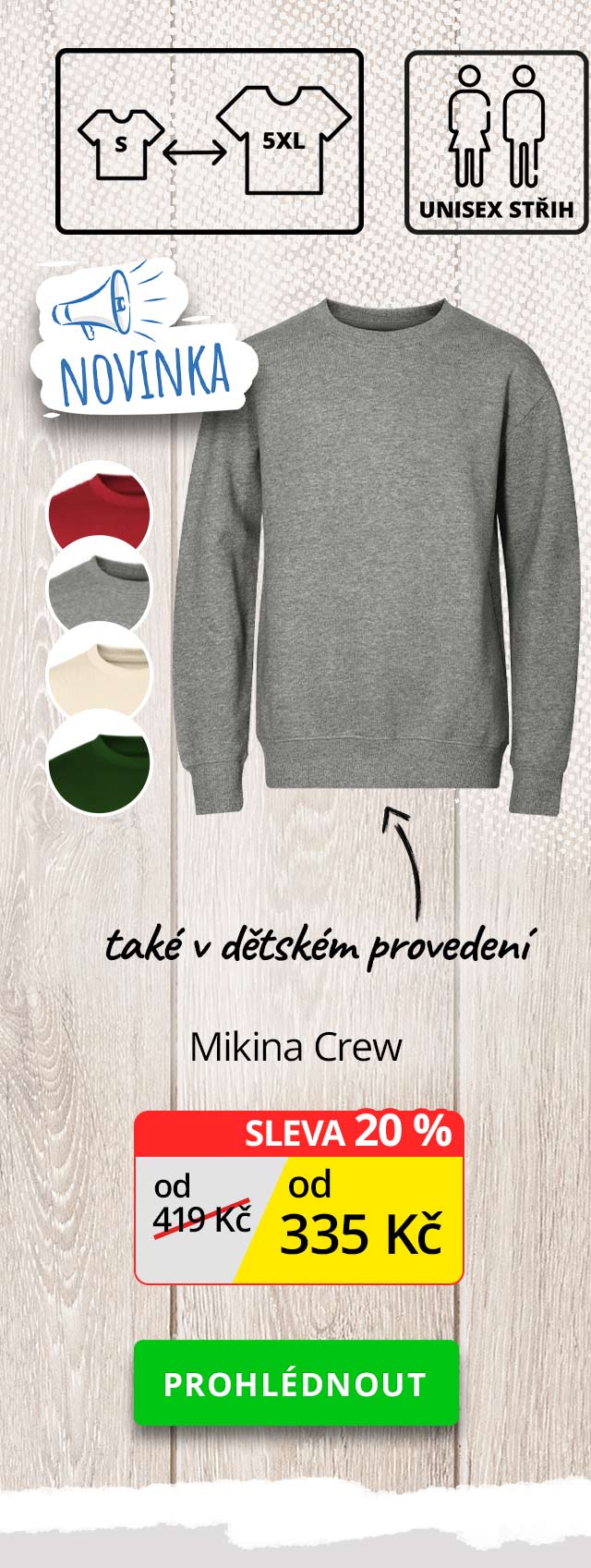 Mikina Crew