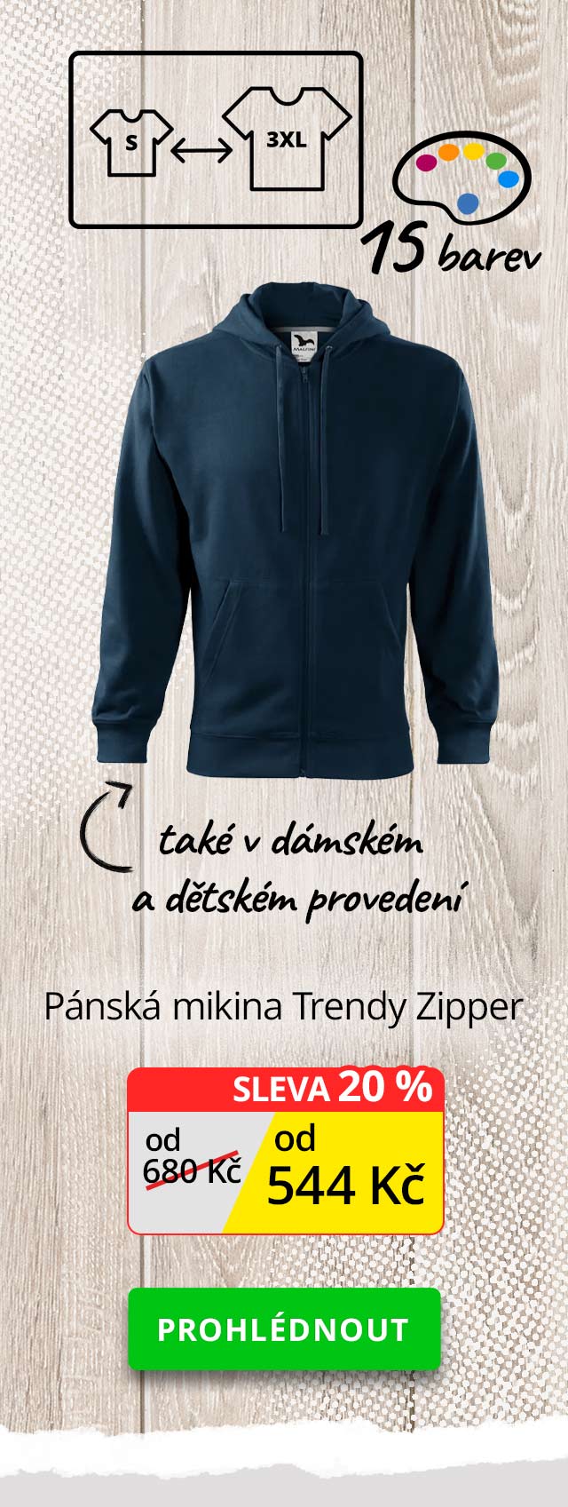 Pánská mikina Trendy Zipper