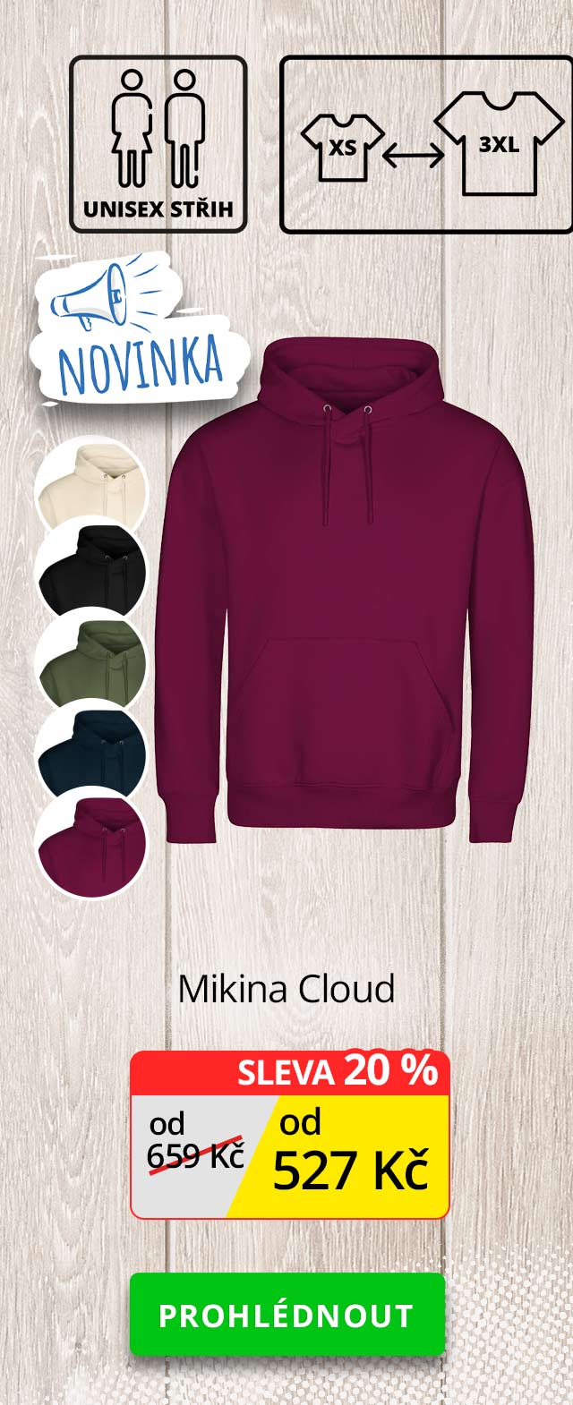 Mikina Cloud
