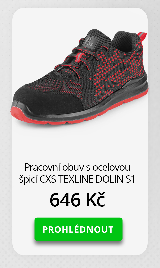 Pracovní obuv s ocelovou špicí CXS TEXLINE DOLIN S1