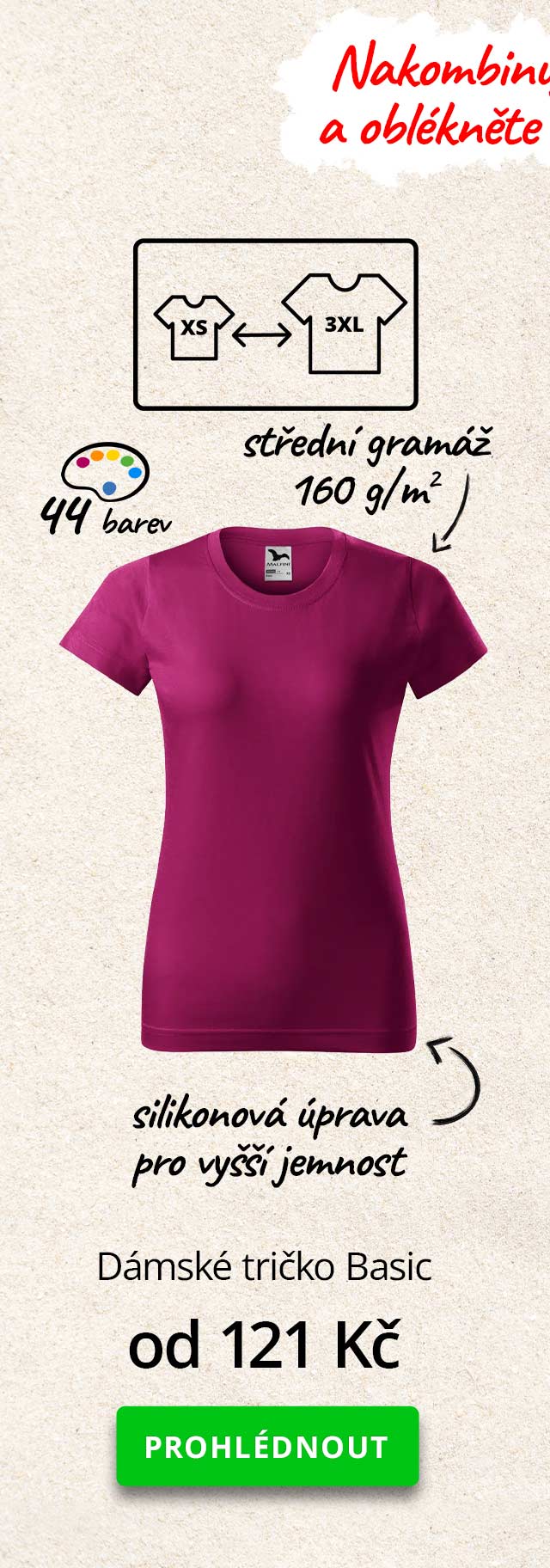 Dámské tričko Basic