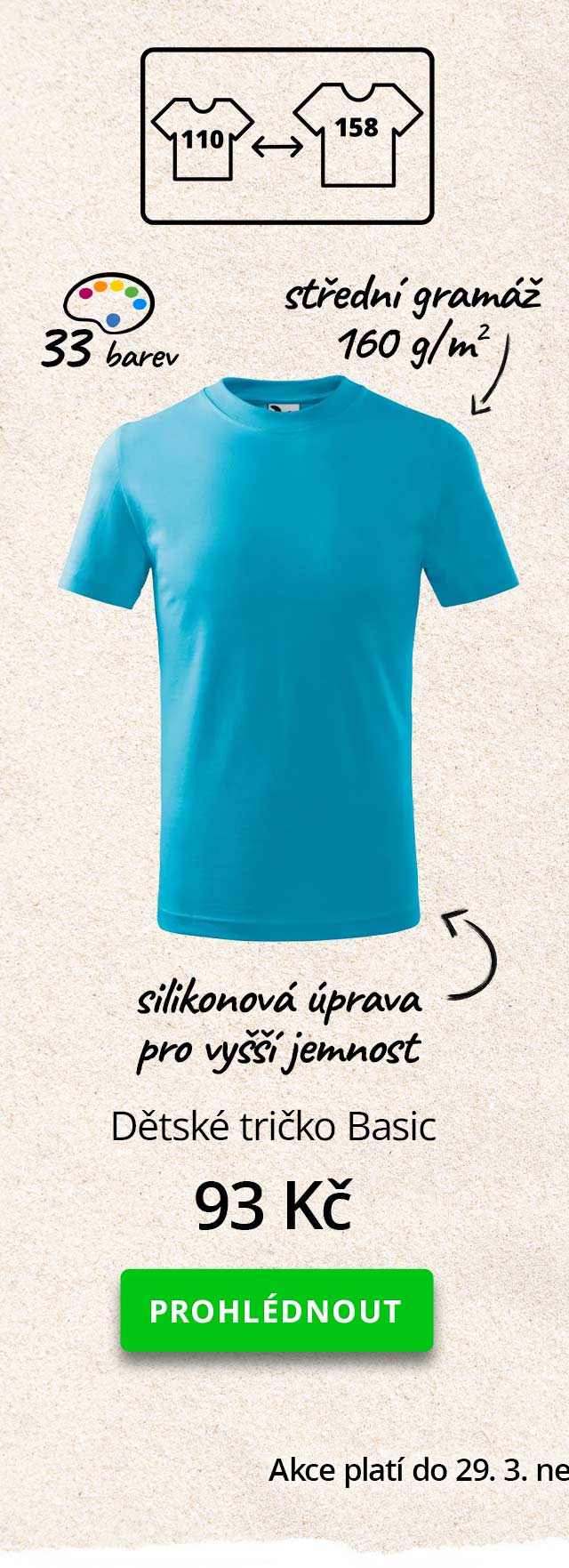 Dětské tričko Basic