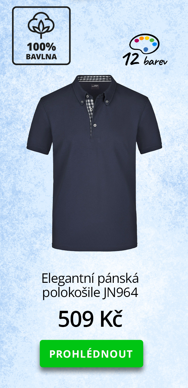 Elegantní pánská polokošile JN964