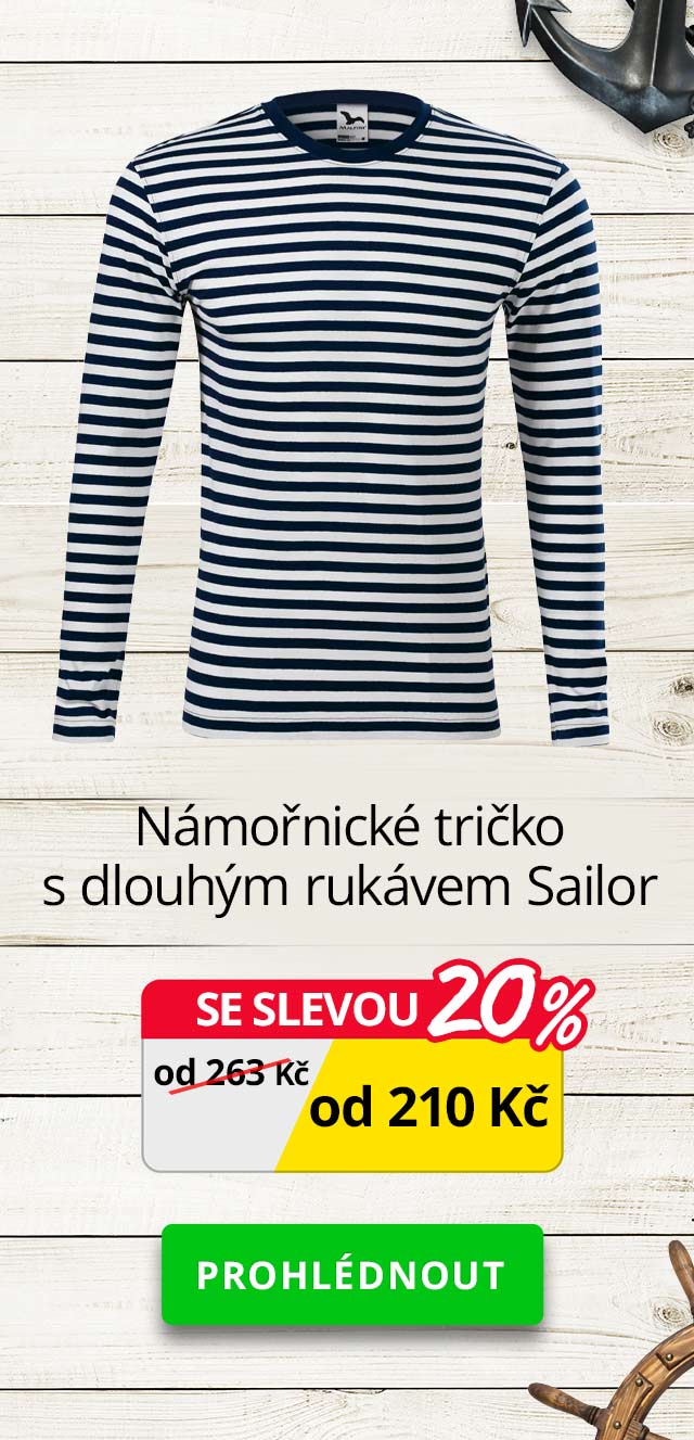 Námořnické tričko s dlouhým rukávem Sailor