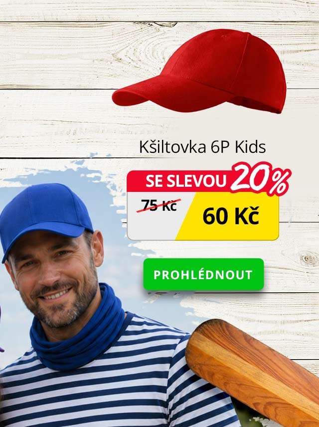 Kšiltovka 6P Kids