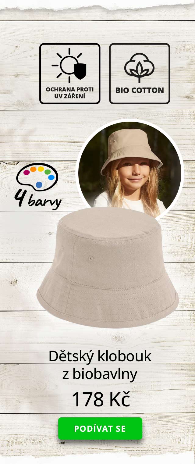 Dětský klobouk z biobavlny
