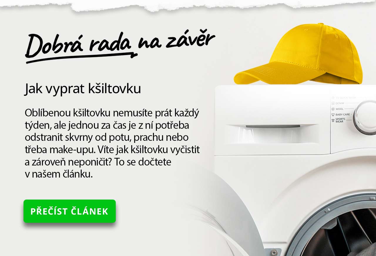 Jak vyprat kšiltovku