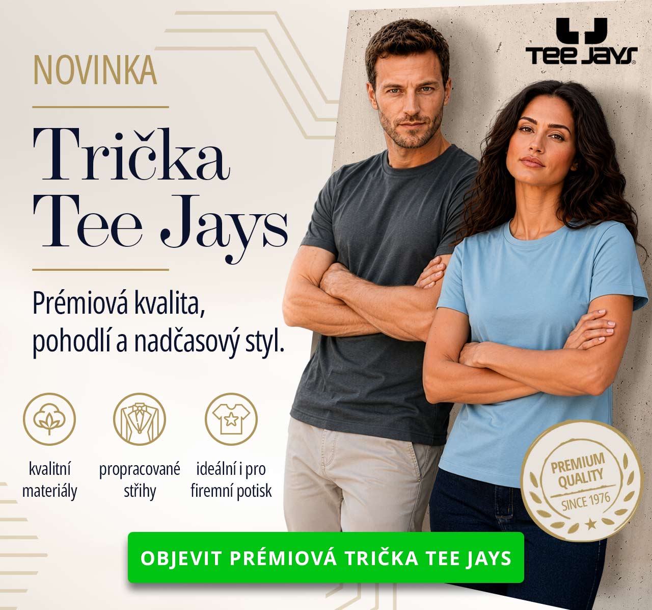 Trička Tee Jays