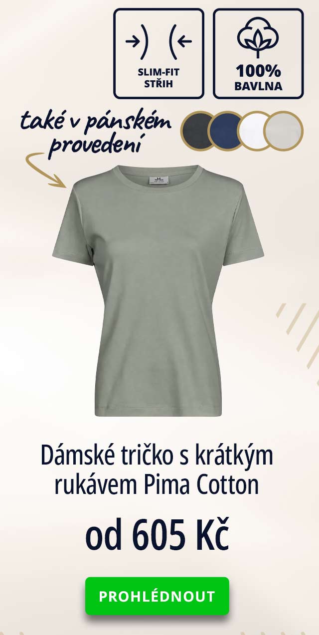 Dámské tričko s krátkým rukávem Pima Cotton