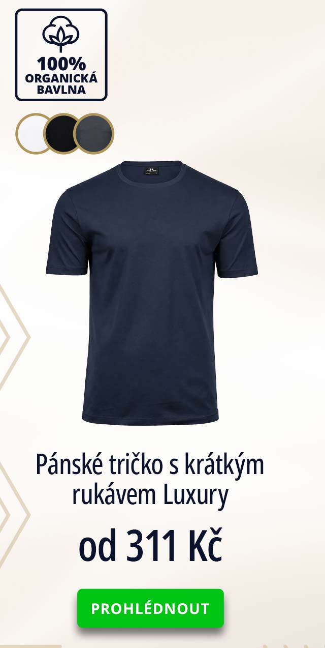 Pánské tričko s krátkým rukávem Luxury