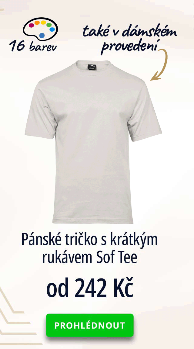  Pánské tričko s krátkým rukávem Sof Tee 