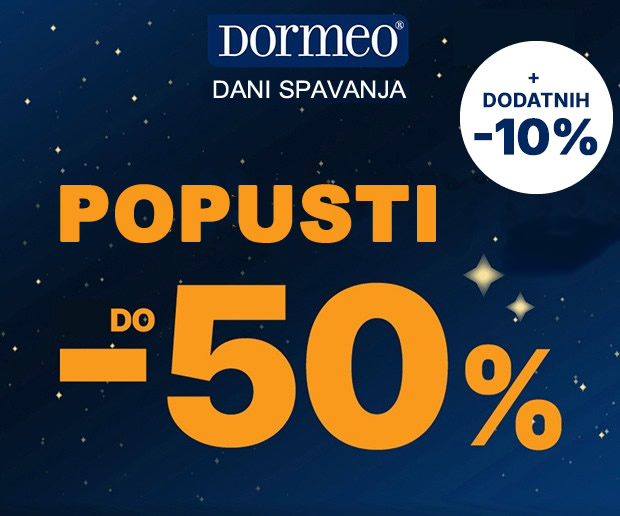 DO -50% + DODATNIH -10% >>