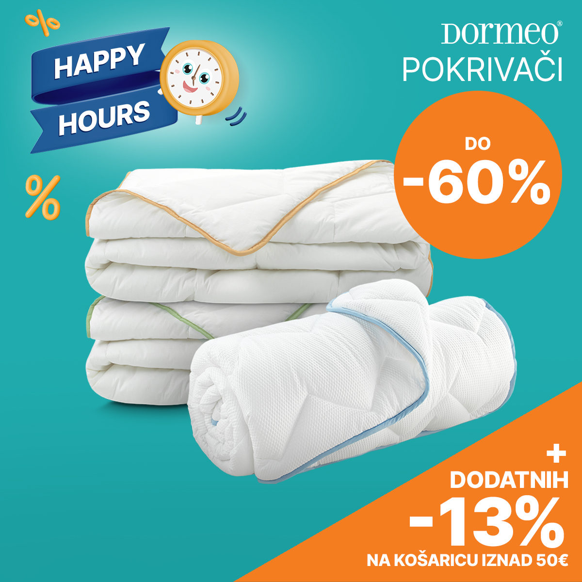 POKRIVAČI do -60% + DODATNIH -13%. Kliknite ovdje >>