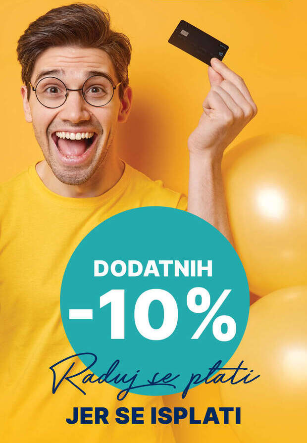 Dodatnih -10%, kliknite ovde >>