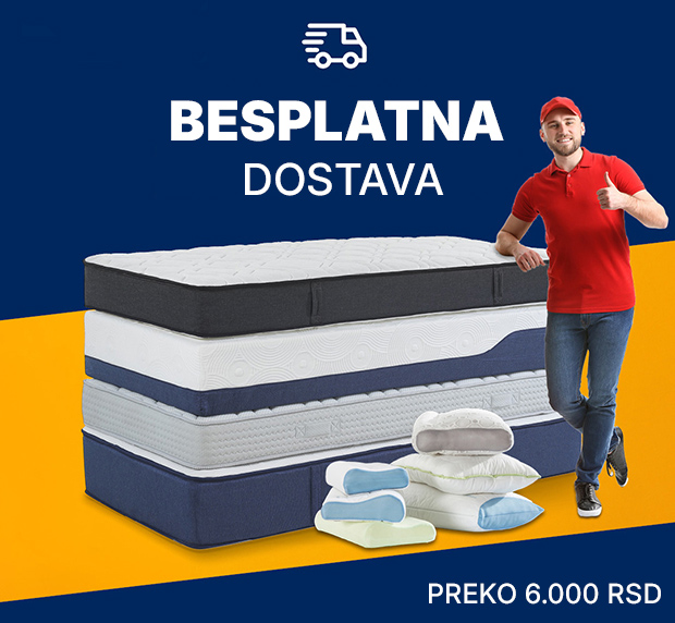 Besplatna dostava preko 6.000 rsd >>