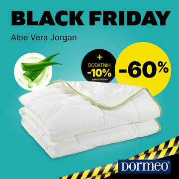 Dormeo Aloe Vera jorgan: -60% + DODATNIH -10% - kliknite ovde >>