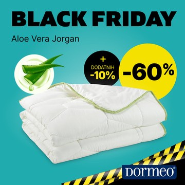 Dormeo Aloe Vera jorgan: -60% + DODATNIH -10% - kliknite ovde >>