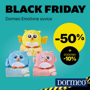 Dormeo Emotivne sovice: -50% + DODATNIH -10% - kliknite ovde >>