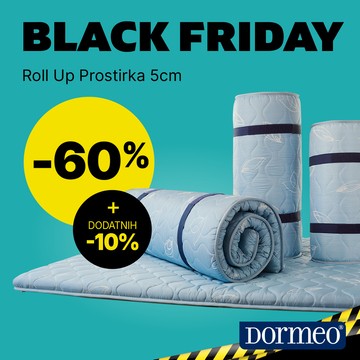 Dormeo Roll Up prostirka 5cm: -60% + DODATNIH -10% - kliknite ovde >>