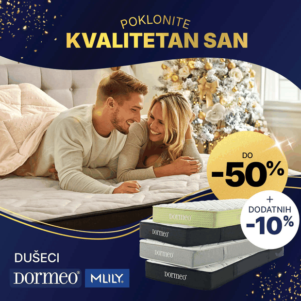 Do -50% + dodatnih -8% >>