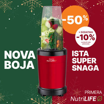 Primera Nutrilife: -50% + DODATNIH -10% - kliknite ovde >>