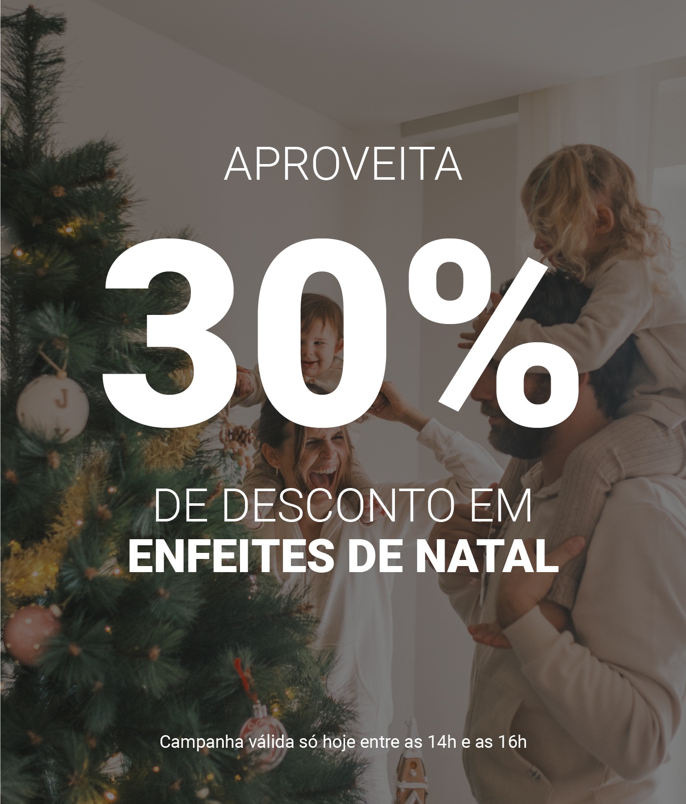 Happy Hour em Enfeites de Natal