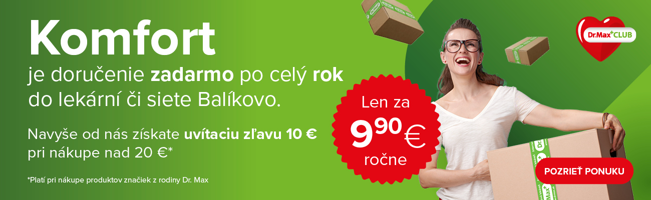 Komfort doručenie za 9,90 € ročne