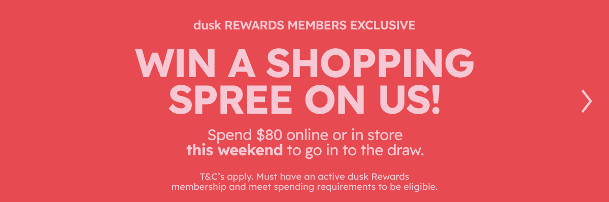 Win a shopping spree