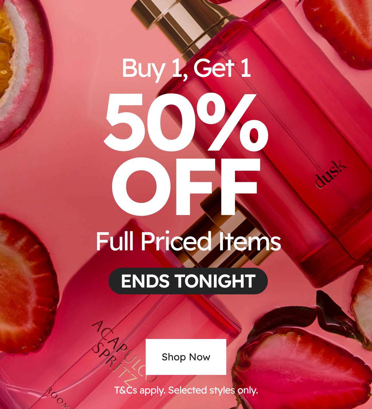 Buy 1 get 1 50% Off Fullprice